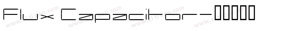 Flux Capacitor字体转换